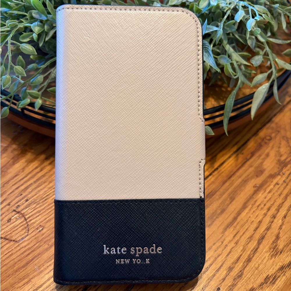 Kate Spade Black and White Phone Case